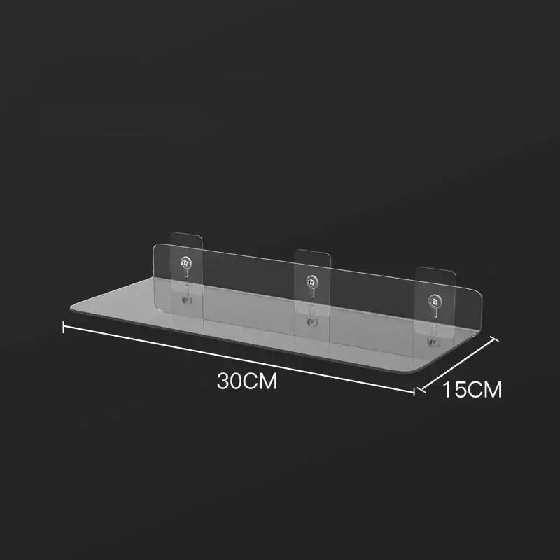 Clear Acrylic Wall Shelf