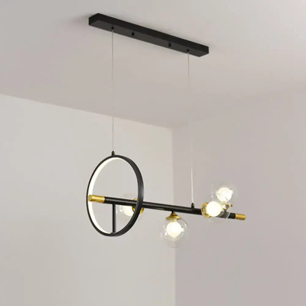 Black Brass Island Chandelier