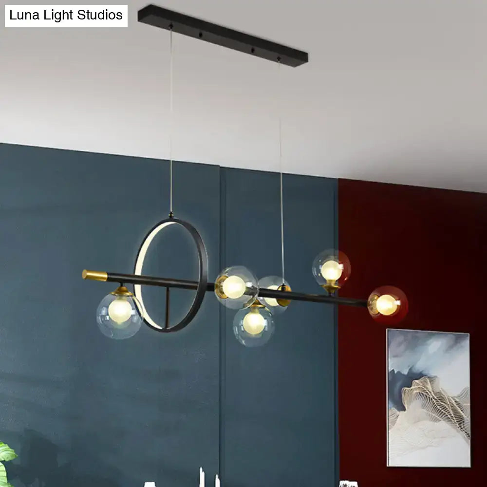 Black Brass Island Chandelier