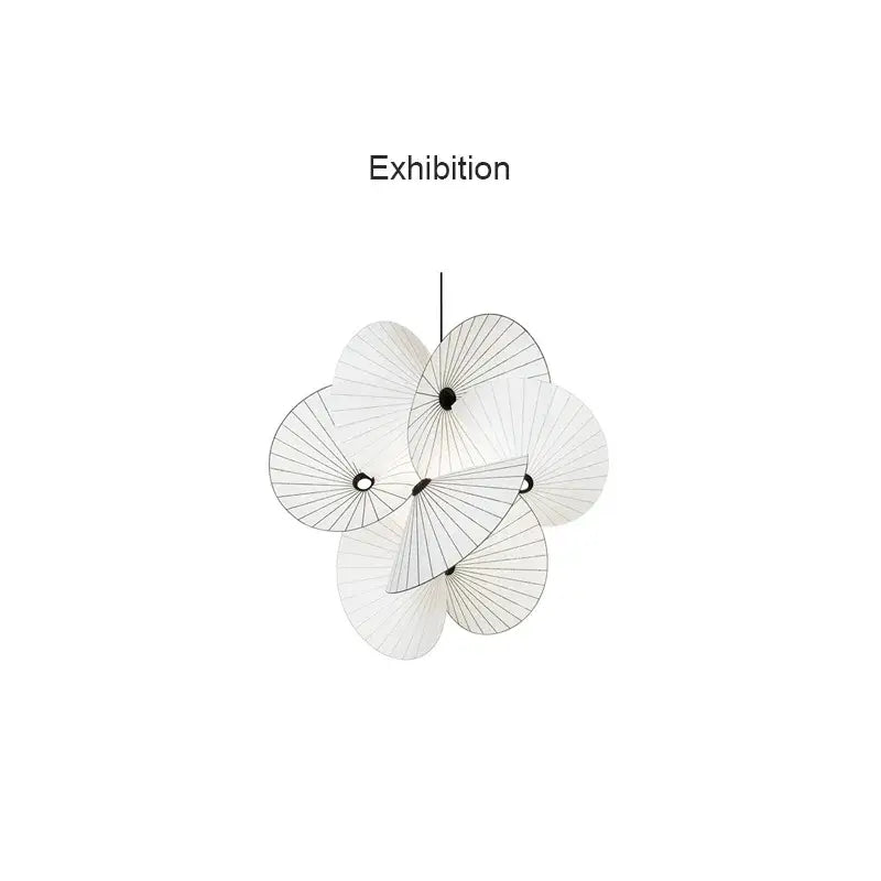 White Minimalist LED Chandelier