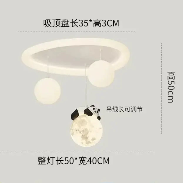 Bubble Panda Ceiling Light