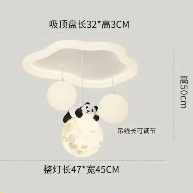 Bubble Panda Ceiling Light