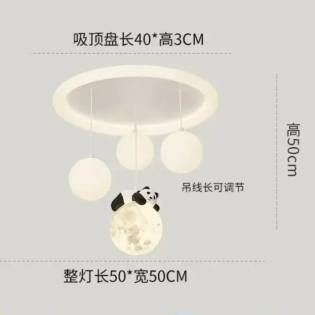 Bubble Panda Ceiling Light