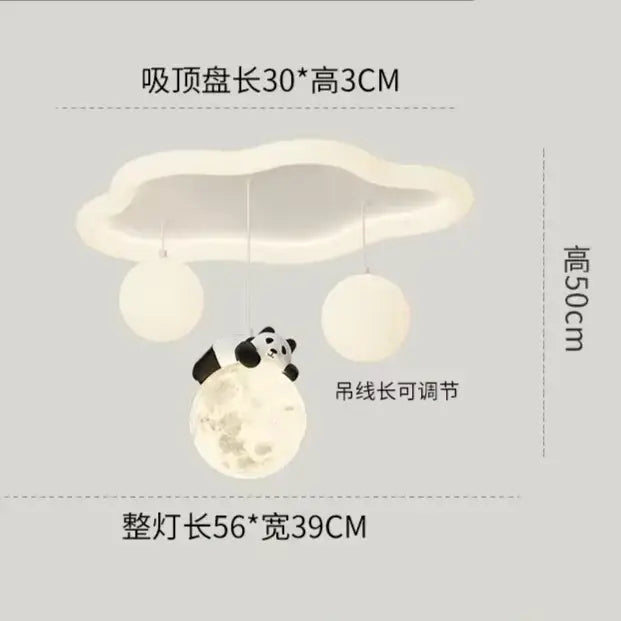 Bubble Panda Ceiling Light