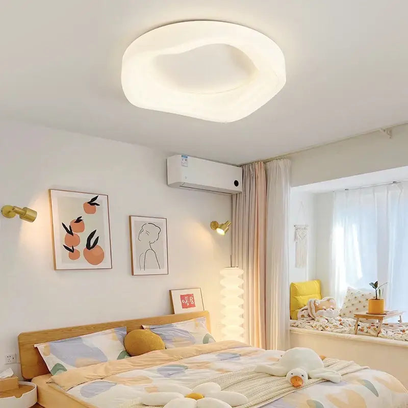 White LED Cookie Chandelier