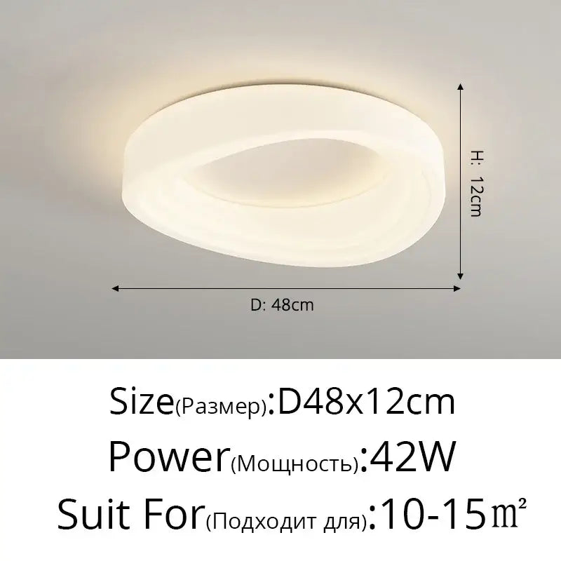 White LED Cookie Chandelier
