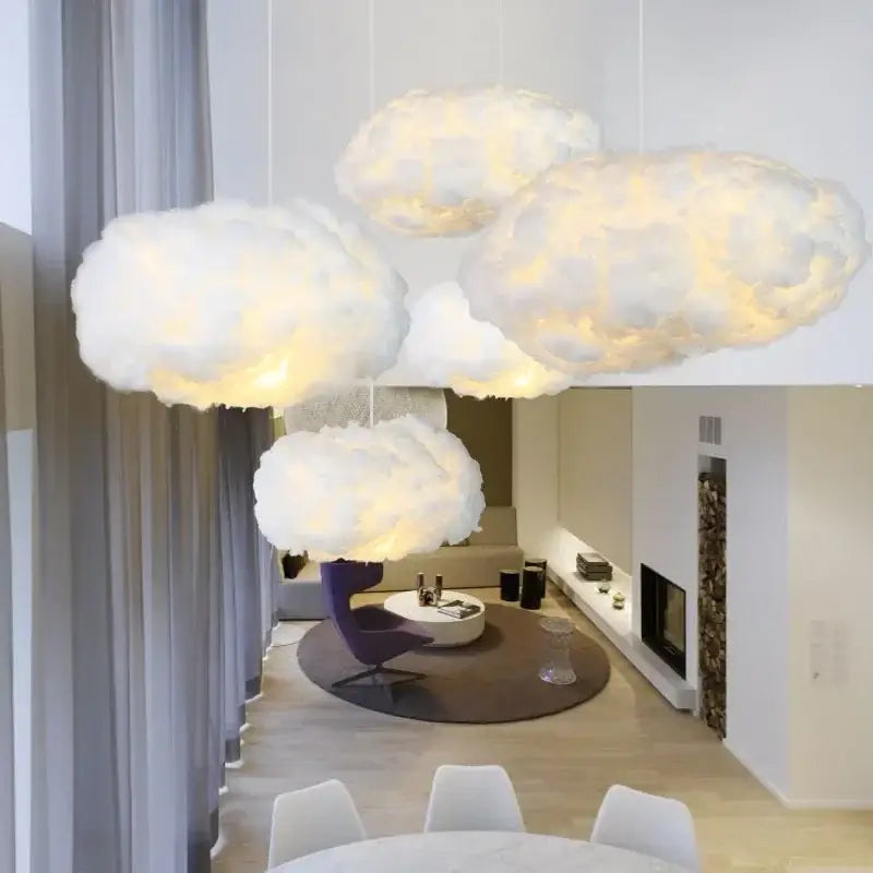 White Yellow LED Pendant