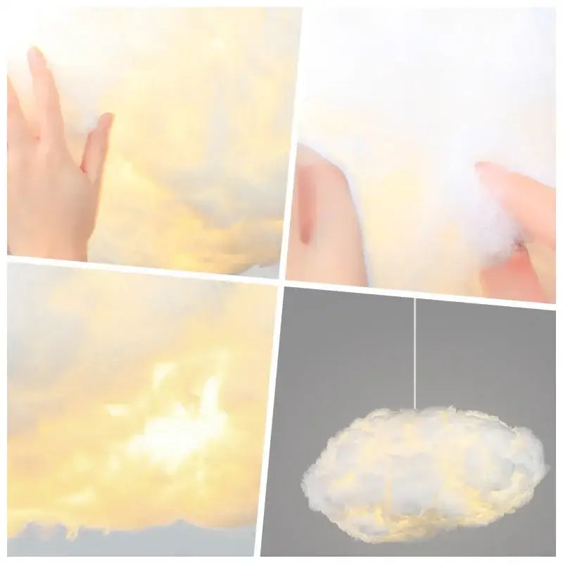 White Yellow LED Pendant