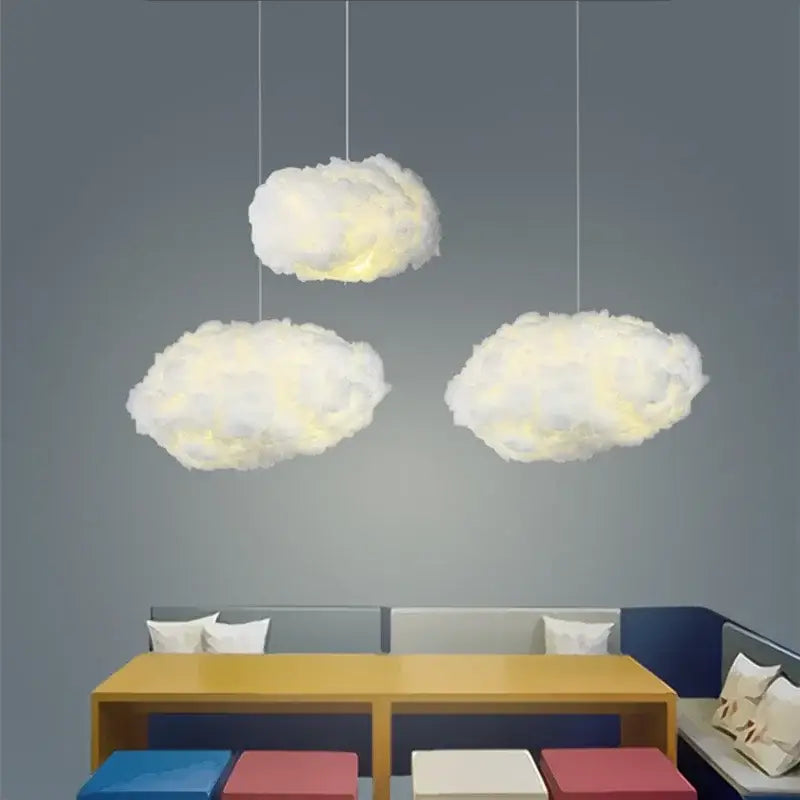 White Yellow LED Pendant