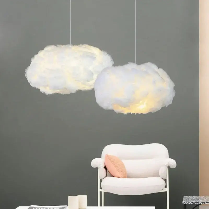 White Yellow LED Pendant