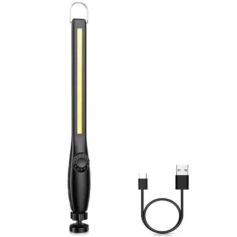 Black LED Clip Work Light