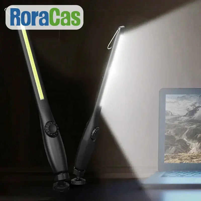 Black LED Clip Work Light