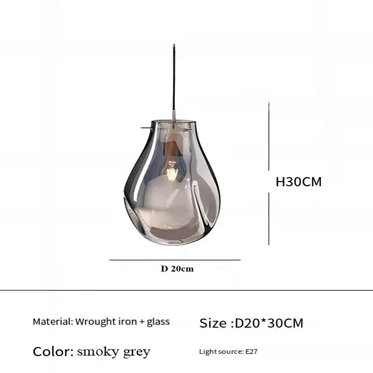 Glass Multi Bulb Chandelier