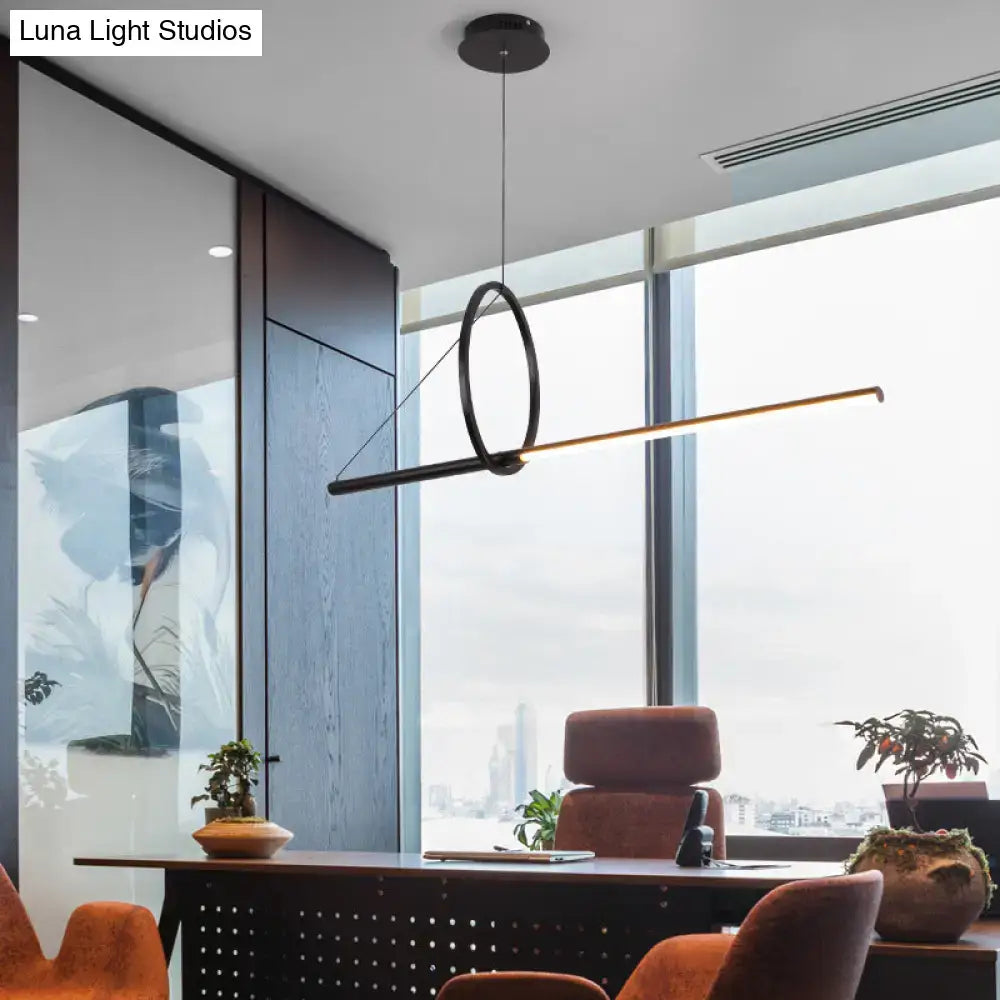 Black Linear LED Ceiling