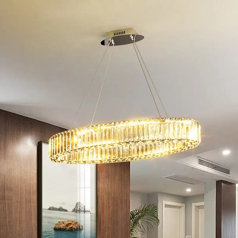 Clear Crystal Dining Chandelier