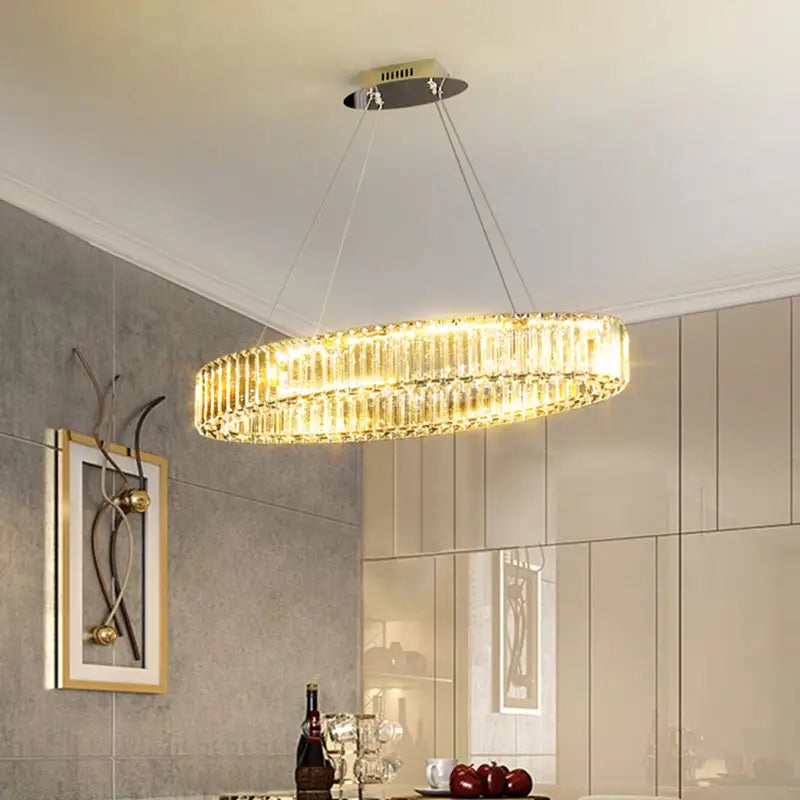 Clear Crystal Dining Chandelier