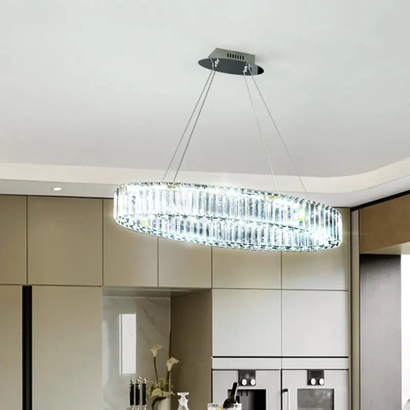 Clear Crystal Dining Chandelier