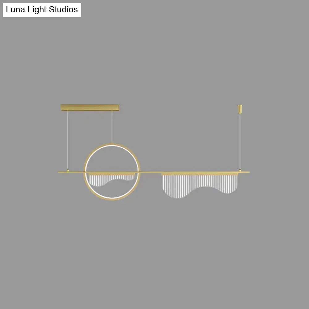 Black Geometric Pendant Light