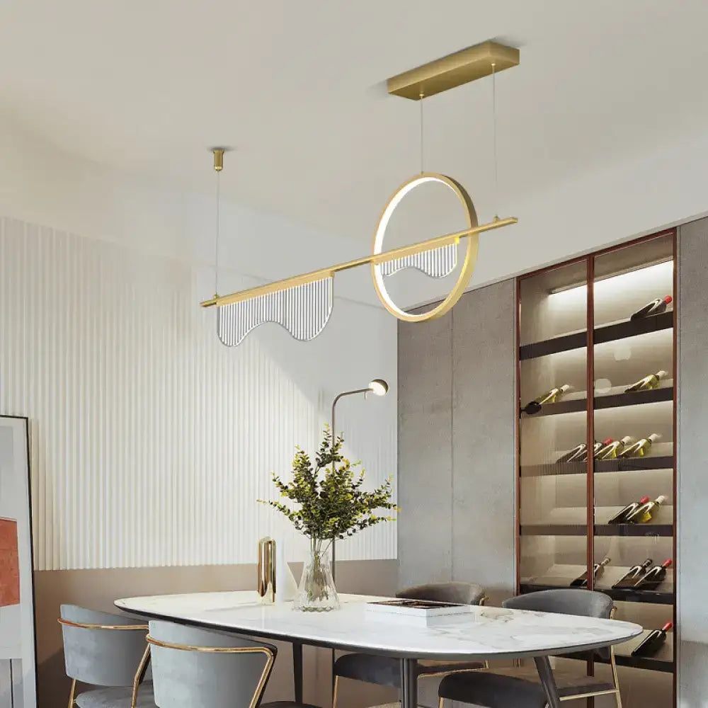 Black Geometric Pendant Light