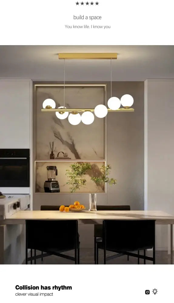 Gold Glass Ceiling Chandelier
