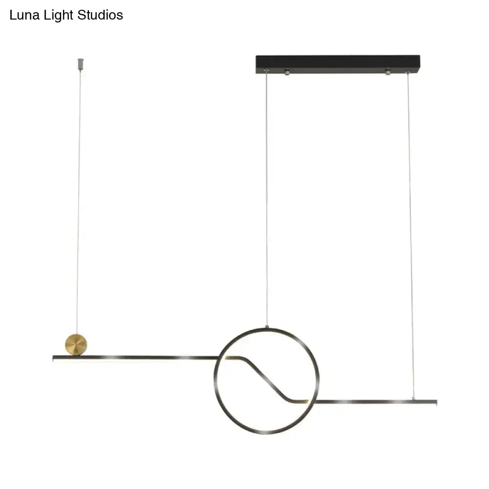 Black Island Pendant Light