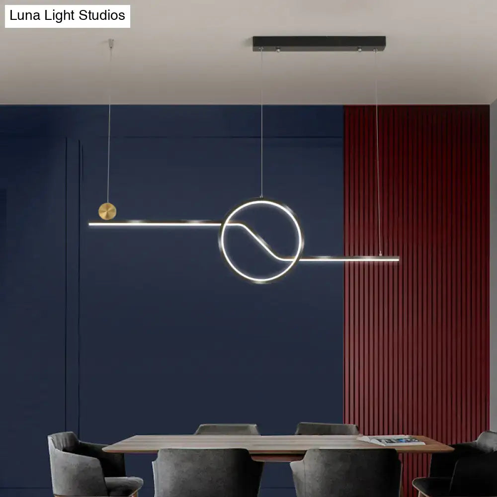 Black Island Pendant Light