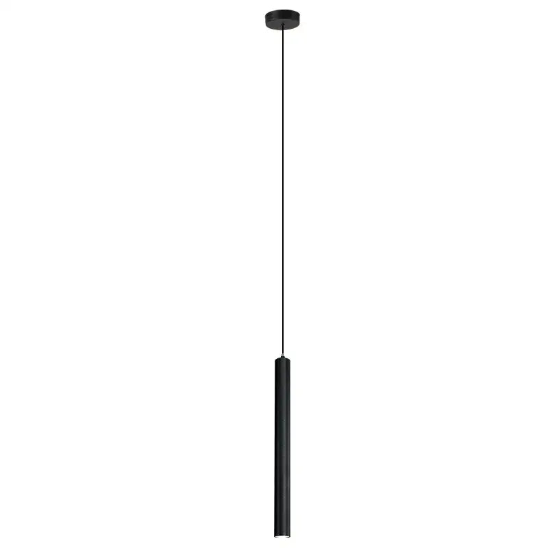 Black Nordic Cylinder Pendant Light Double-Head