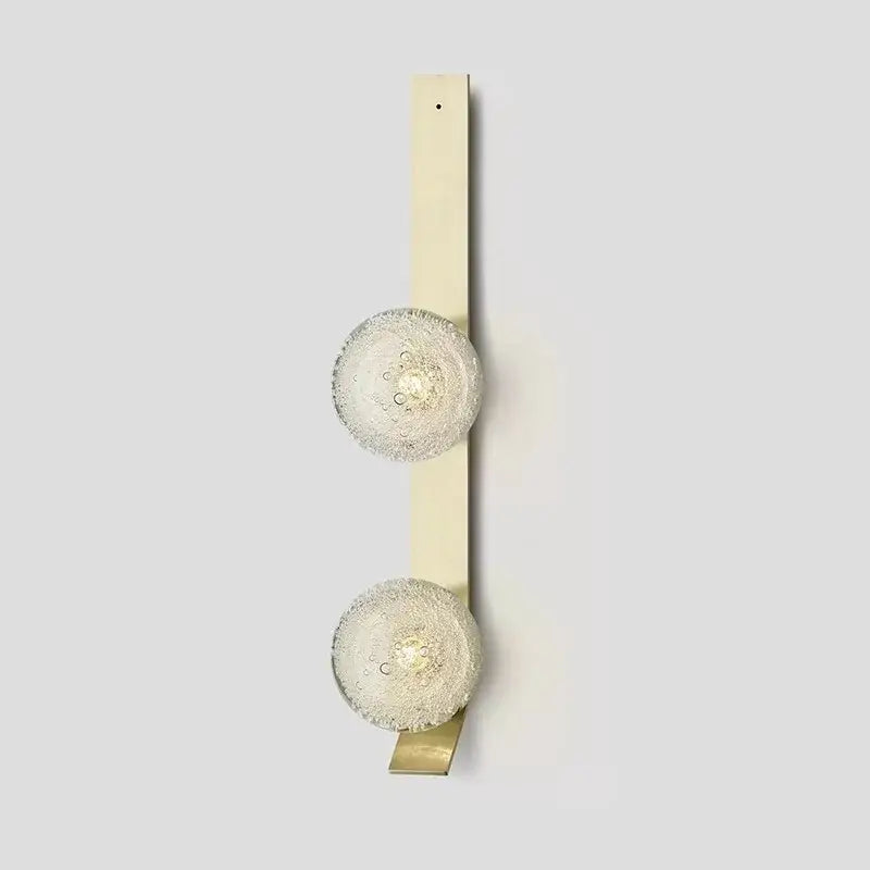 Brushed Brass Bubble Sconce
