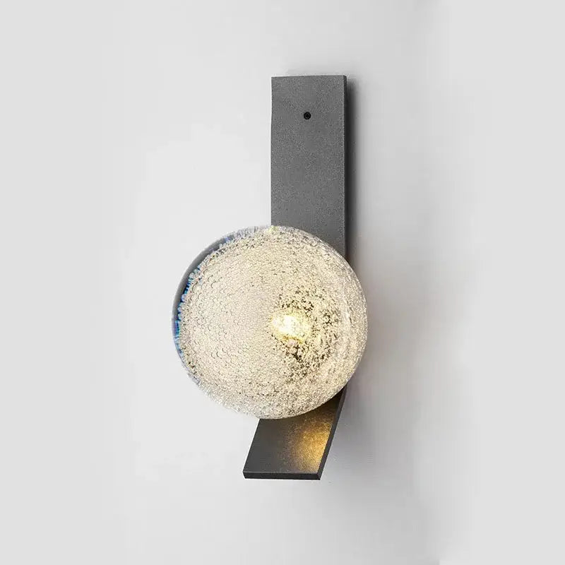Brushed Brass Bubble Sconce