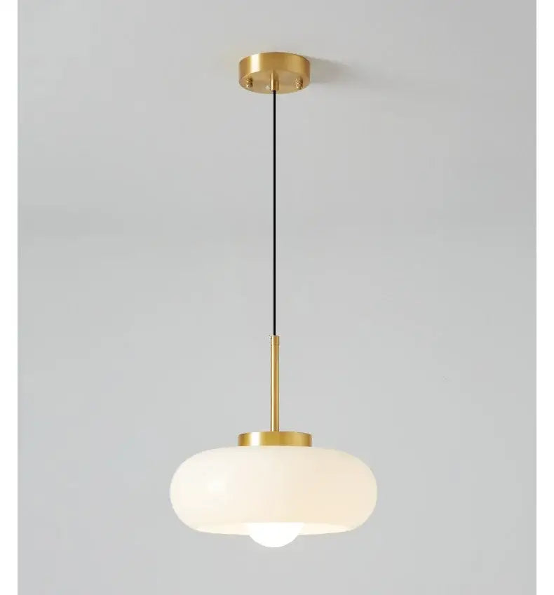 Amber Copper Pendant Light