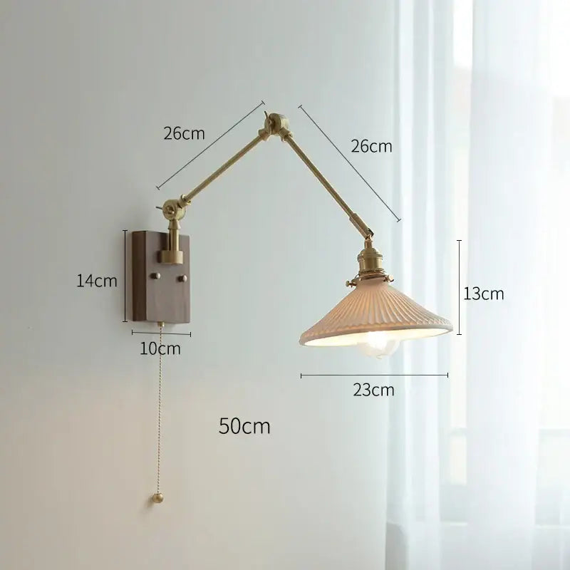 Copper Swing Arm Lamp