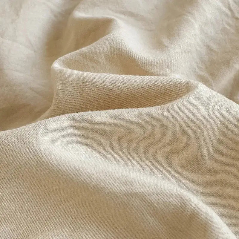 Cream Cotton Bedding Set