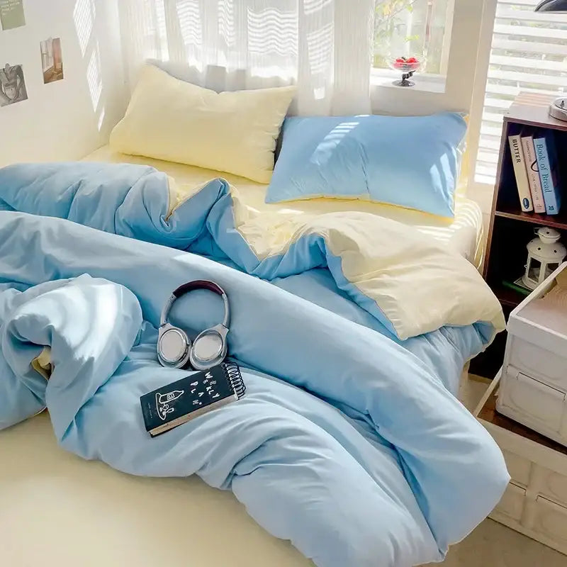 Cream Cotton Bedding Set