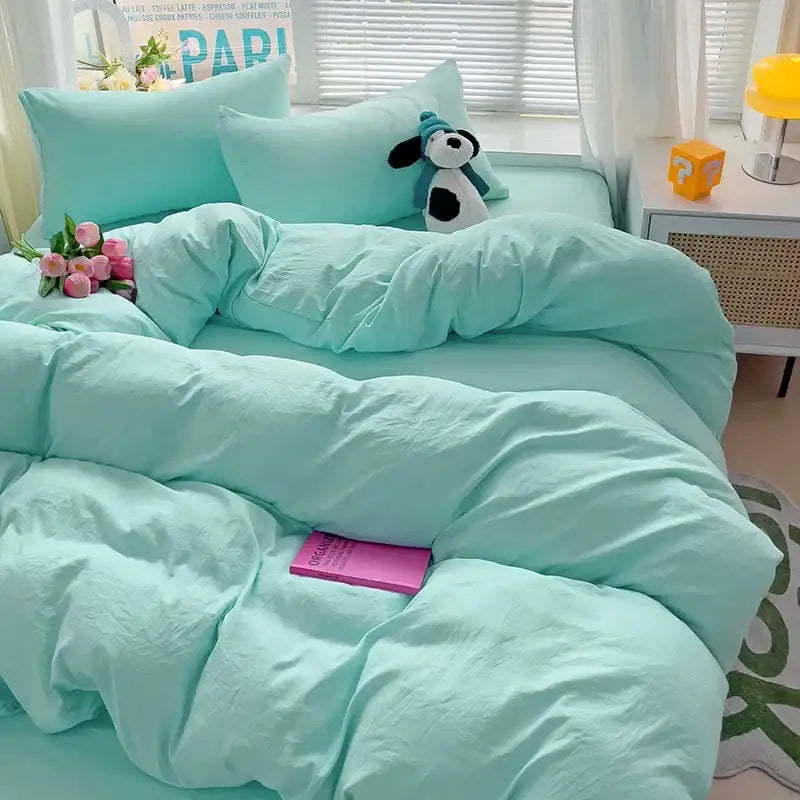 Cream Cotton Bedding Set