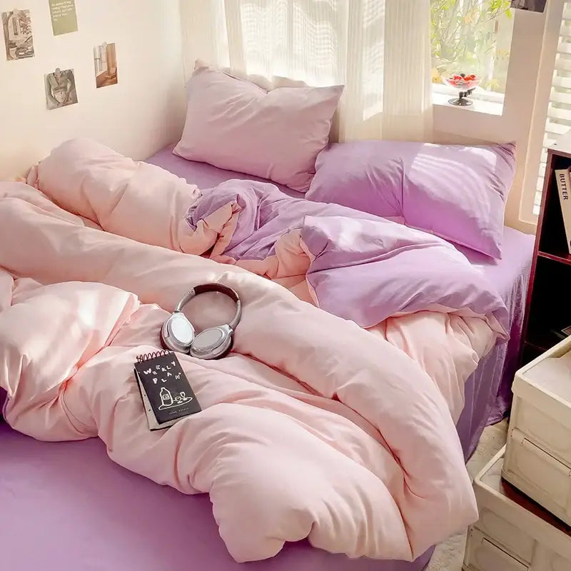 Cream Cotton Bedding Set