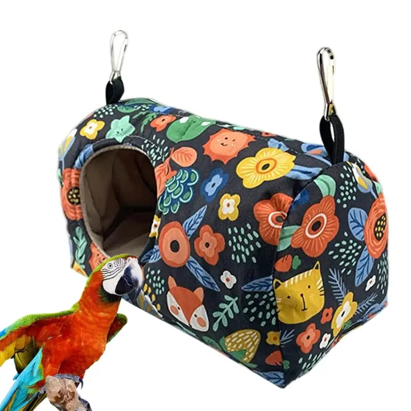 Floral Print Bird Hammock