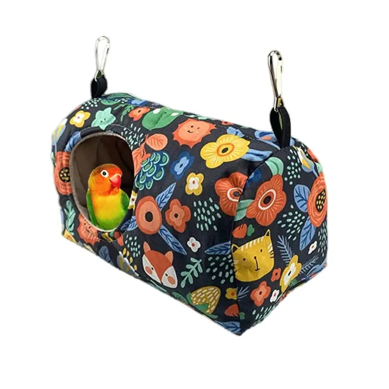 Floral Print Bird Hammock