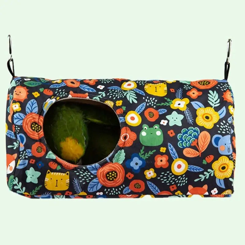 Floral Print Bird Hammock
