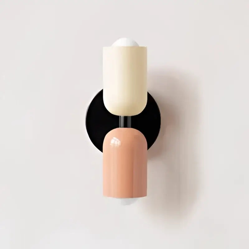 Cream Double Wall Lamp