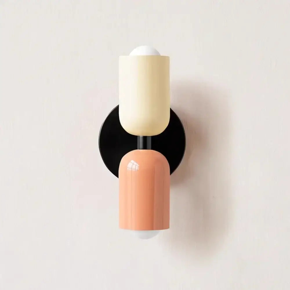 Cream Double Wall Lamp