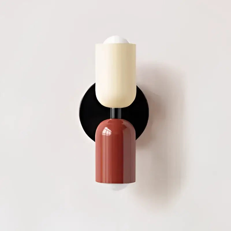 Cream Double Wall Lamp