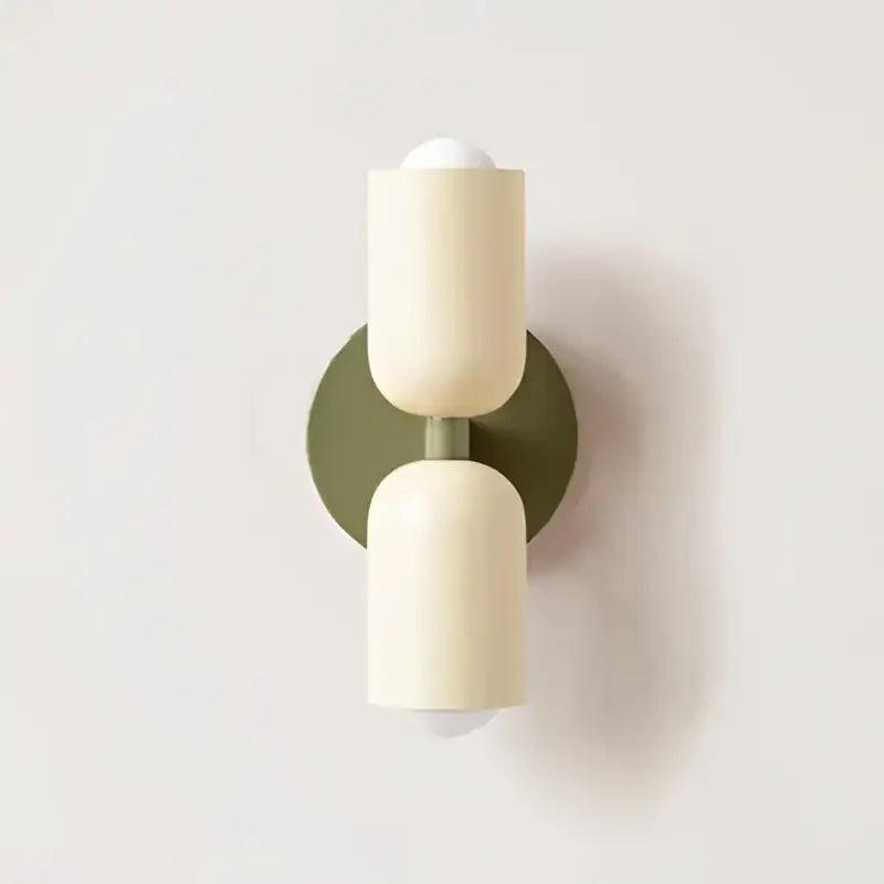 Cream Double Wall Lamp