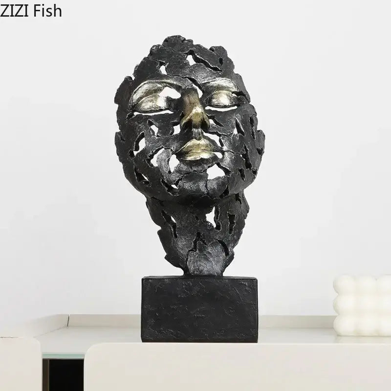 Silver Gold Modern Sculpture