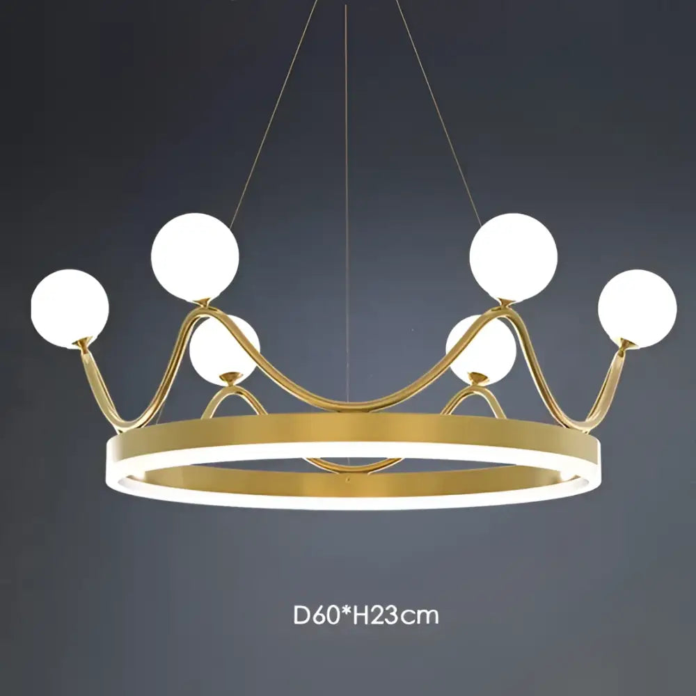 Gold LED Kids Chandelier