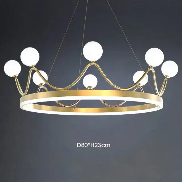 Gold LED Kids Chandelier
