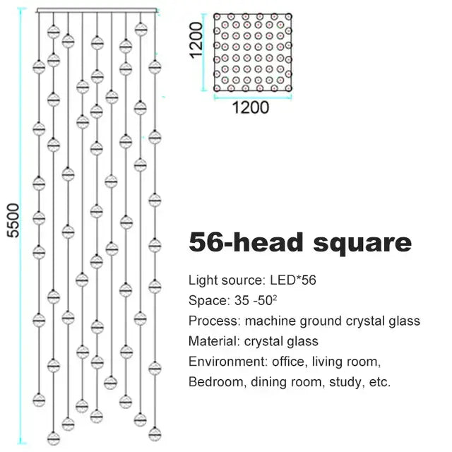 Stainless Steel Ball Chandelier