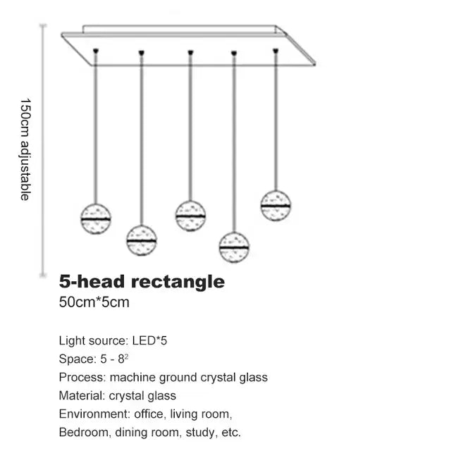 Stainless Steel Ball Chandelier