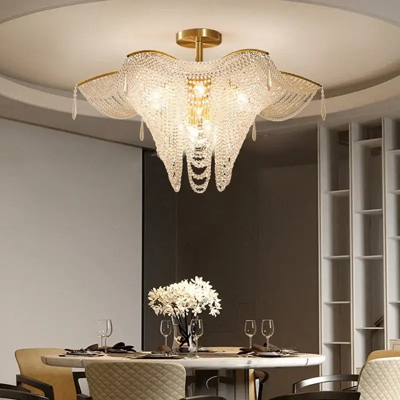 Gold Butterfly Chandelier
