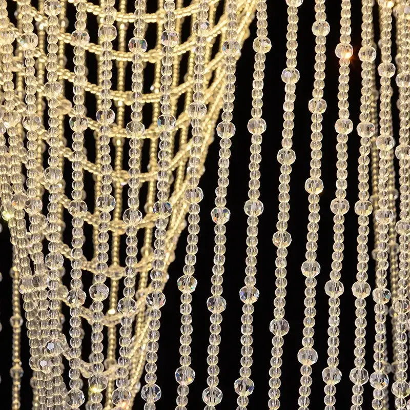 Crystal Cascade Ceiling Light