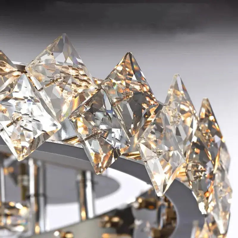 Chrome Crystal 60W Dimmable Ceiling Light